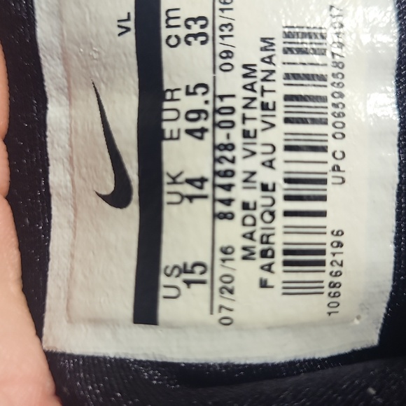 Nike Air Zoom Mike Trout 3, Black, Turf Baseball Shoes - Picture 6 of 6